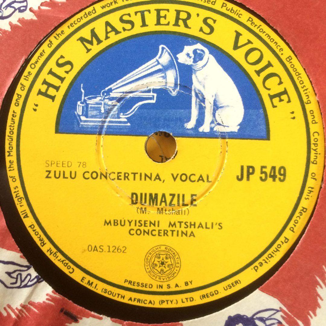 78rpm-His-Master's-Voice-JP.549-Mbuyiseni-Mtshali's-Concert
