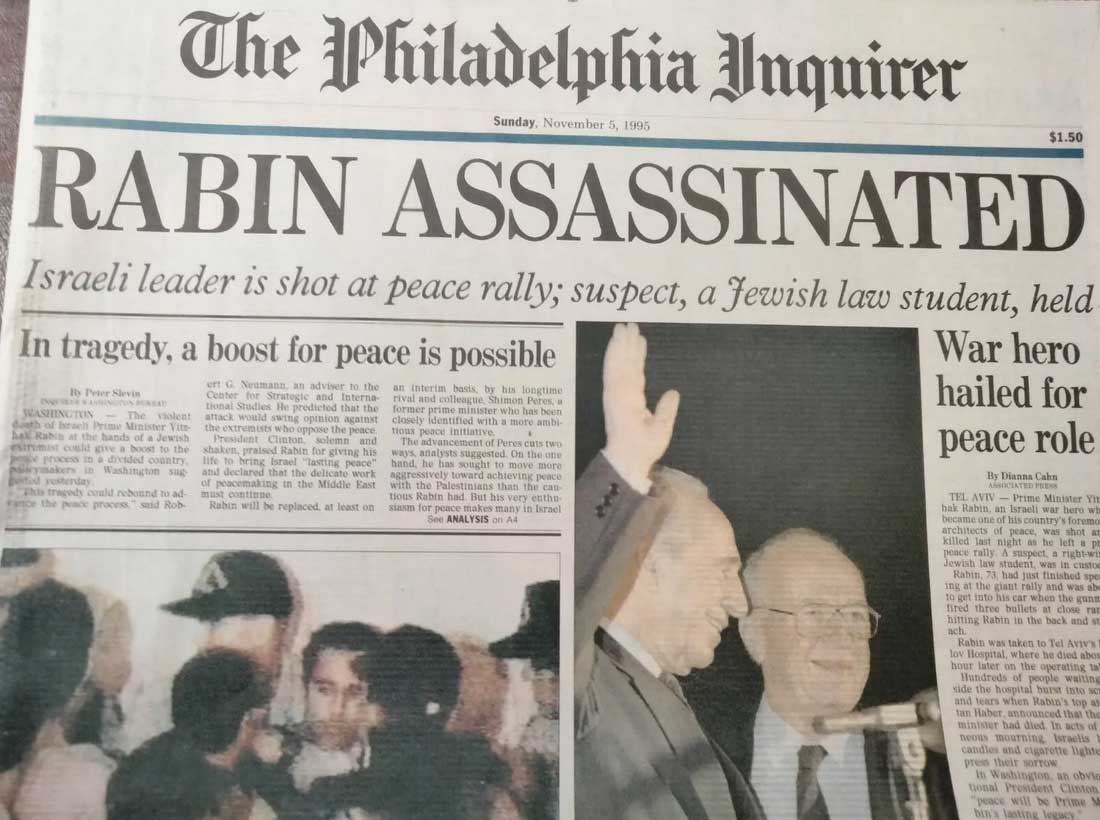 Rabin Assasinated