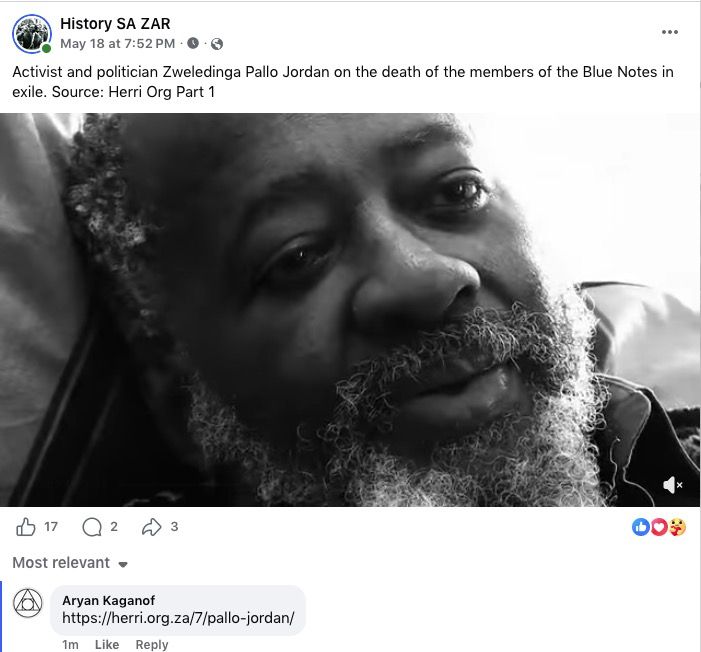 38 HISTORY ZAR